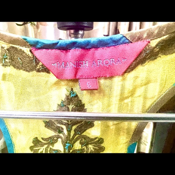 Manish Arora Haute Couture Designer Bestseller Blouse  Pure Silk Georgette - Picture 5 of 12